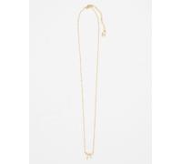 Fat Face FatFace Gold Tone Bow Pendant Necklace