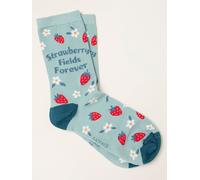 Fat Face FatFace Green The Beatles Strawberry Fields Socks