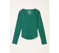 Fat Face FatFace Hattie Green Henley Pyjama Top