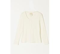 fatface FatFace Henley Pointelle Top crème FR 44 (EU 42)