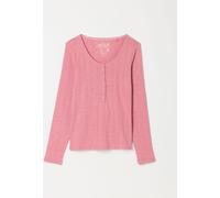fatface FatFace Henley Pointelle Top Rose FR 40 (EU 38)
