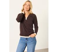 Fat Face FatFace Henley Top Brun FR 46 (EU 44)