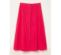 Fat Face FatFace Issa Dark Pink Midi Skirt Dark Pink EU 38 Short (UK 10 S)