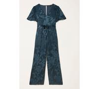 Fat Face FatFace Jacquard Jumpsuit bleu FR 38 Regular (EU 36)
