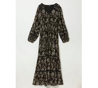 fatface FatFace Jacquard Maxi Dress Noir FR 40 Short (EU 38 S)