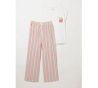 Fat Face FatFace Jersey Woven Pyjama Set rouge XS (FR 34-36)