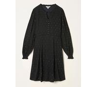 Fat Face FatFace Jesse Black Metallic Mini Dress Black 12 R