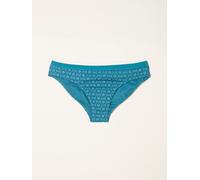 Fat Face FatFace Joss Teal Blue Sun Jacquard Bikini Bottom