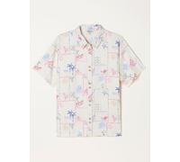 Fat Face FatFace Kara Ivory Sea Postcard Petite Shirt Ivory Sea Postcard 40petite