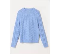 Fat Face FatFace Knitted Cable Jumper bleu FR 40 (EU 38)