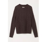 fatface FatFace Knitted Cable Jumper Brun FR 44 (EU 42)