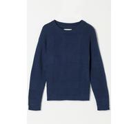 Fat Face FatFace Knitted Check Crew Neck Jumper bleu FR 44 (EU 42)
