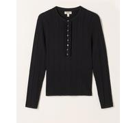 Fat Face FatFace Knitted Frill Front Henley Noir FR 42 (EU 40)