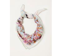 Fat Face FatFace Landscape Printed Square Scarf Rose Un an