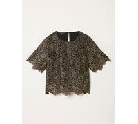 Fat Face FatFace Lara Gold Lace Top