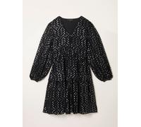 Fat Face FatFace Lenny Black Metallic Mini Dress Black EU 44 Regular (UK 16 R)