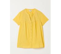 Fat Face FatFace Letty Yellow Petite Embroidered Blouse