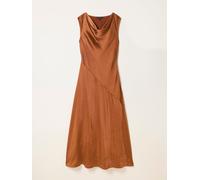 Fat Face FatFace Liza Bronze Cowl Neck Maxi Dress Bronze 12 S