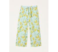 Fat Face FatFace Lola Blue Lemons Crop Wide Leg Pyjama Bottoms