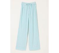 Fat Face FatFace Lola Teal Blue Stripe Wide Leg Pyjama Bottoms