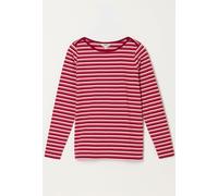 fatface FatFace Long Sleeve Stripe T-Shirt Rose FR 40 (EU 38)