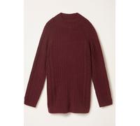 Fat Face FatFace Longline Knitted Jumper rouge FR 36 (EU 34)