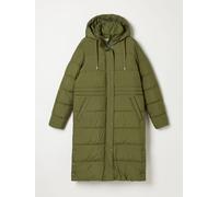 Fat Face FatFace Longline Puffer Coat vert FR 40 Petite (EU 38 P)