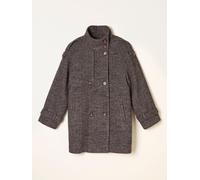 Fat Face FatFace Lottie Brown Wool Blend Coat