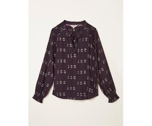 Fat Face FatFace Lucy Purple Metallic Blouse