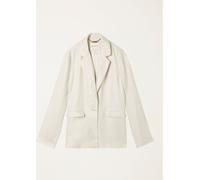 Fat Face FatFace Lyla Ivory Petite Linen Blazer
