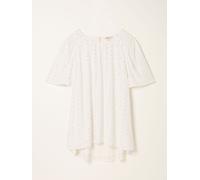 Fat Face FatFace Metallic Blouse crème FR 48 (EU 46)