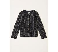 Fat Face FatFace Mia Black Geo Quilted Jacket