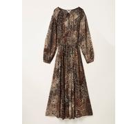 Fat Face FatFace Midi Dress Brun FR 40 Regular (EU 38 R)