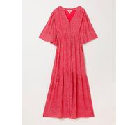 Fat Face FatFace Midi Dress rouge FR 40 Regular (EU 38 R)