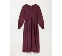Fat Face FatFace Midi Jersey Dress violet FR 44 Petite (EU 42 P)