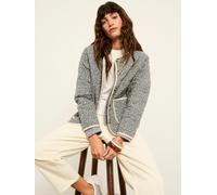 Fat Face FatFace Milly Blue Ditsy Petite Quilted Jacket