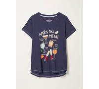 Fat Face FatFace Navy Apres Ski Graphic T Shirt