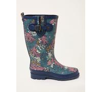 Fat Face FatFace Navy Rubber Printed Welly