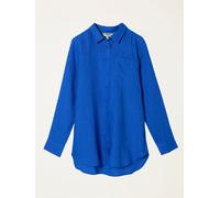 Fat Face FatFace Olivia Cobalt Blue Linen Shirt Cobalt Blue 42