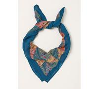 Fat Face FatFace Patchwork Printed Square Scarf bleu Un an
