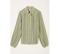 Fat Face FatFace Pia Green Blouse