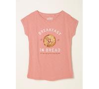 Fat Face FatFace Pink Breakfast In Bread T Shirt