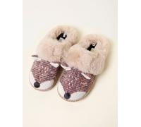 Fat Face FatFace Pink/Cream Fifi Fox Slipper
