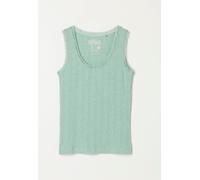 Fat Face FatFace Pointelle Lace Trim Vest vert 42