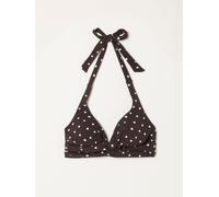 Fat Face FatFace Polka Dot Bikini Top Brun FR 54 (EU 52)
