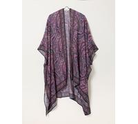Fat Face FatFace Purple Paisley Printed Kimono
