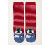 Fat Face FatFace Red Penguin Toe Socks