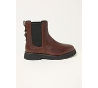 Fat Face FatFace Rowe Chocolate Brown Leather Chelsea Ankle Boots