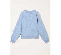 Fat Face FatFace Sam Light Blue Textured Crew Sweat