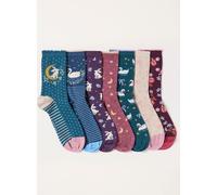 Fat Face FatFace Socks in a Gift Box bleu Un an